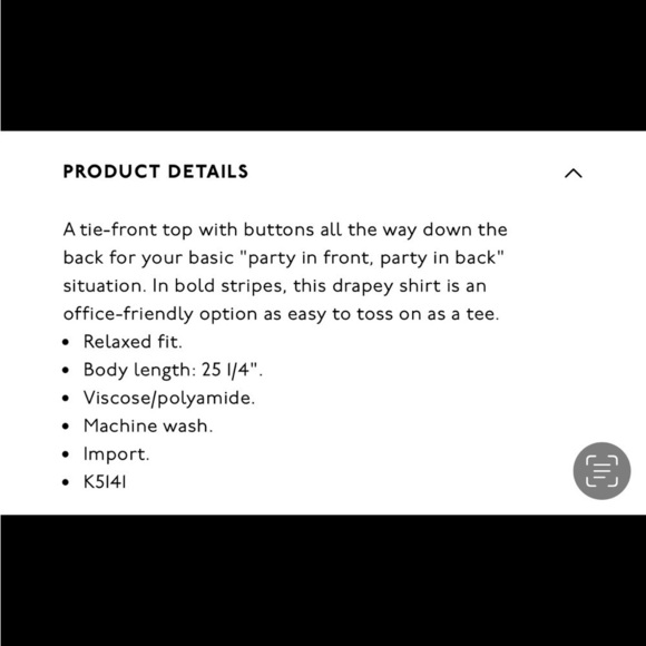 Madewell Button-Back Tie Tee in Rosalinda Stripe - Picture 15 of 16